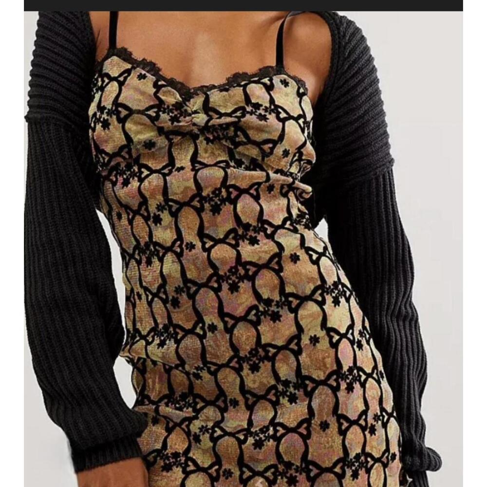 Intimately By Free People Lace and Bows Slip Dress Size XL